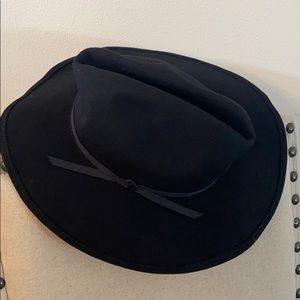 Western Boho Inspired Vintage Hat Black XL